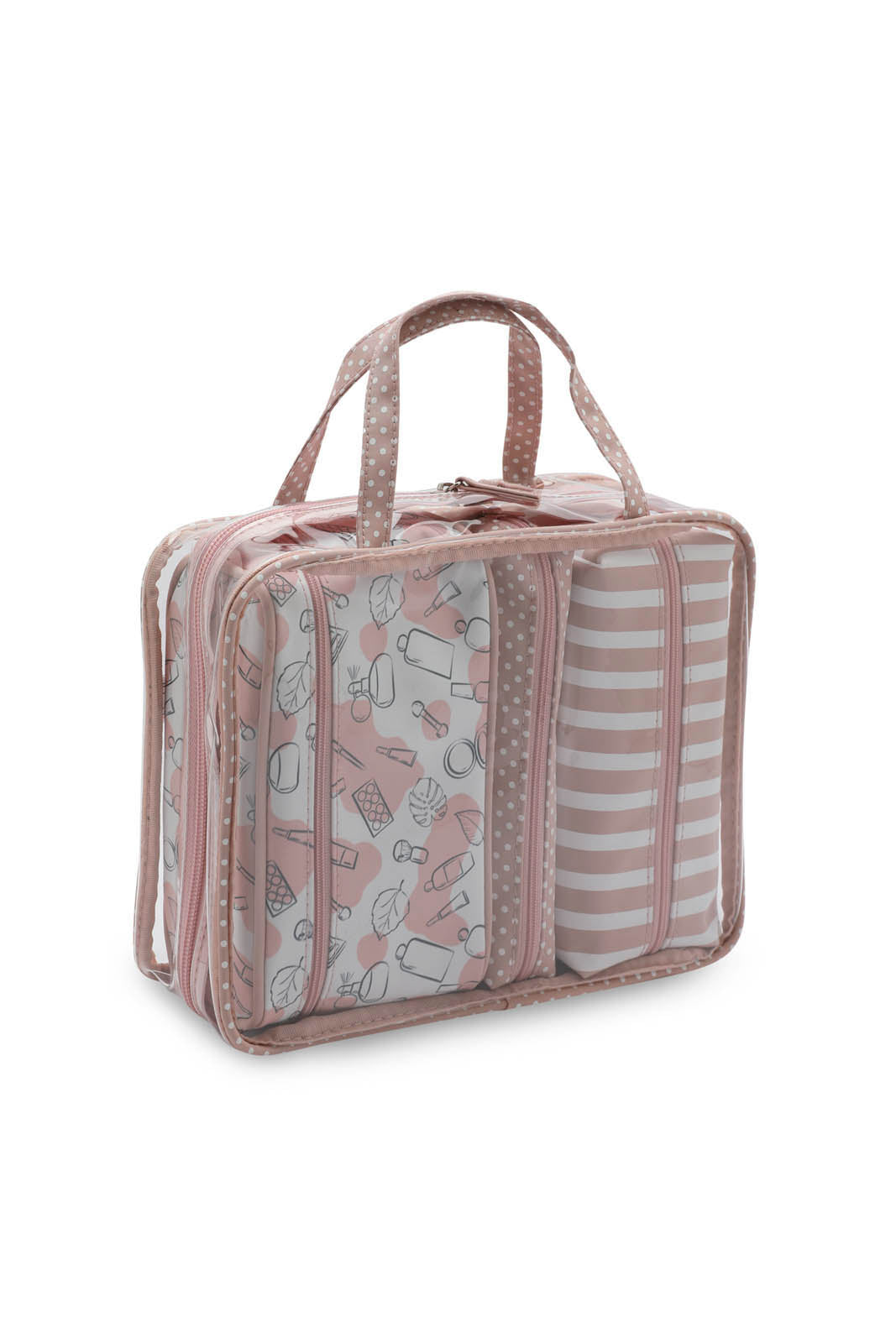 Redtag-Multi-Colour-Printed-Cosmetic-Pouches-Category:Cosmetics,-Colour:Assorted,-Dept:Ladieswear,-Filter:Women's-Accessories,-New-In,-New-In-Women-ACC,-Non-Sale,-S23A,-Section:Women,-Women-Cosmetics-Women-