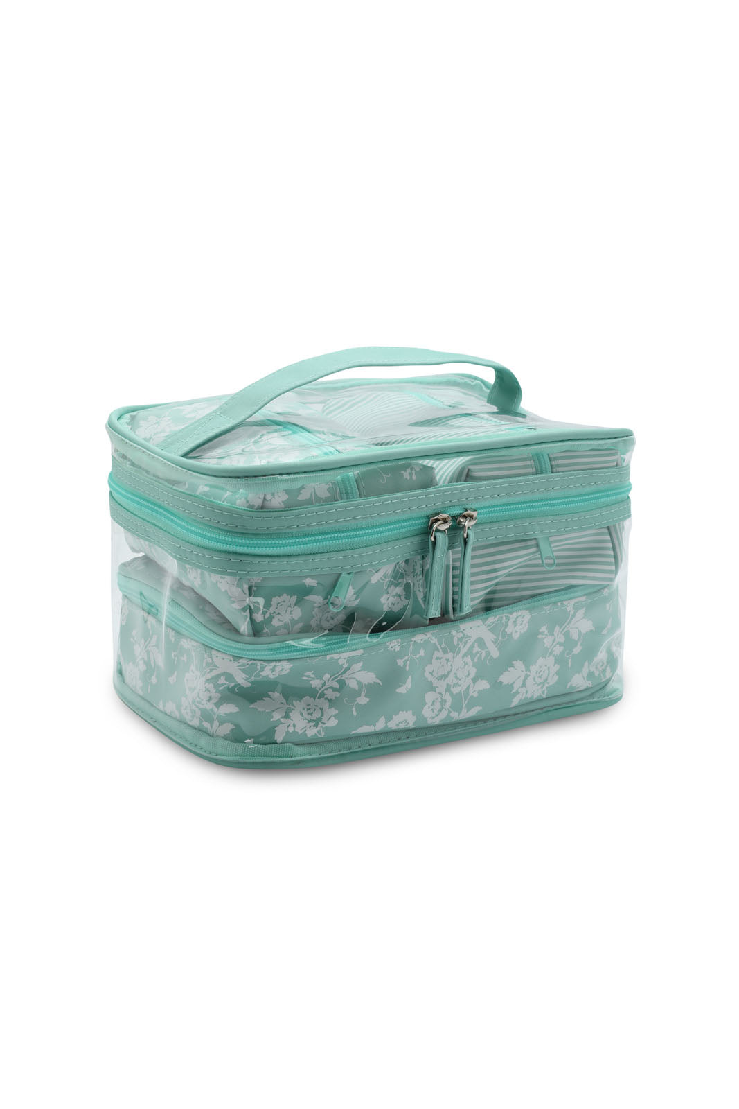 Redtag-Multi-Colour-Printed-Cosmetic-Pouches-Category:Cosmetics,-Colour:Assorted,-Dept:Ladieswear,-Filter:Women's-Accessories,-New-In,-New-In-Women-ACC,-Non-Sale,-S23A,-Section:Women,-Women-Cosmetics-Women-