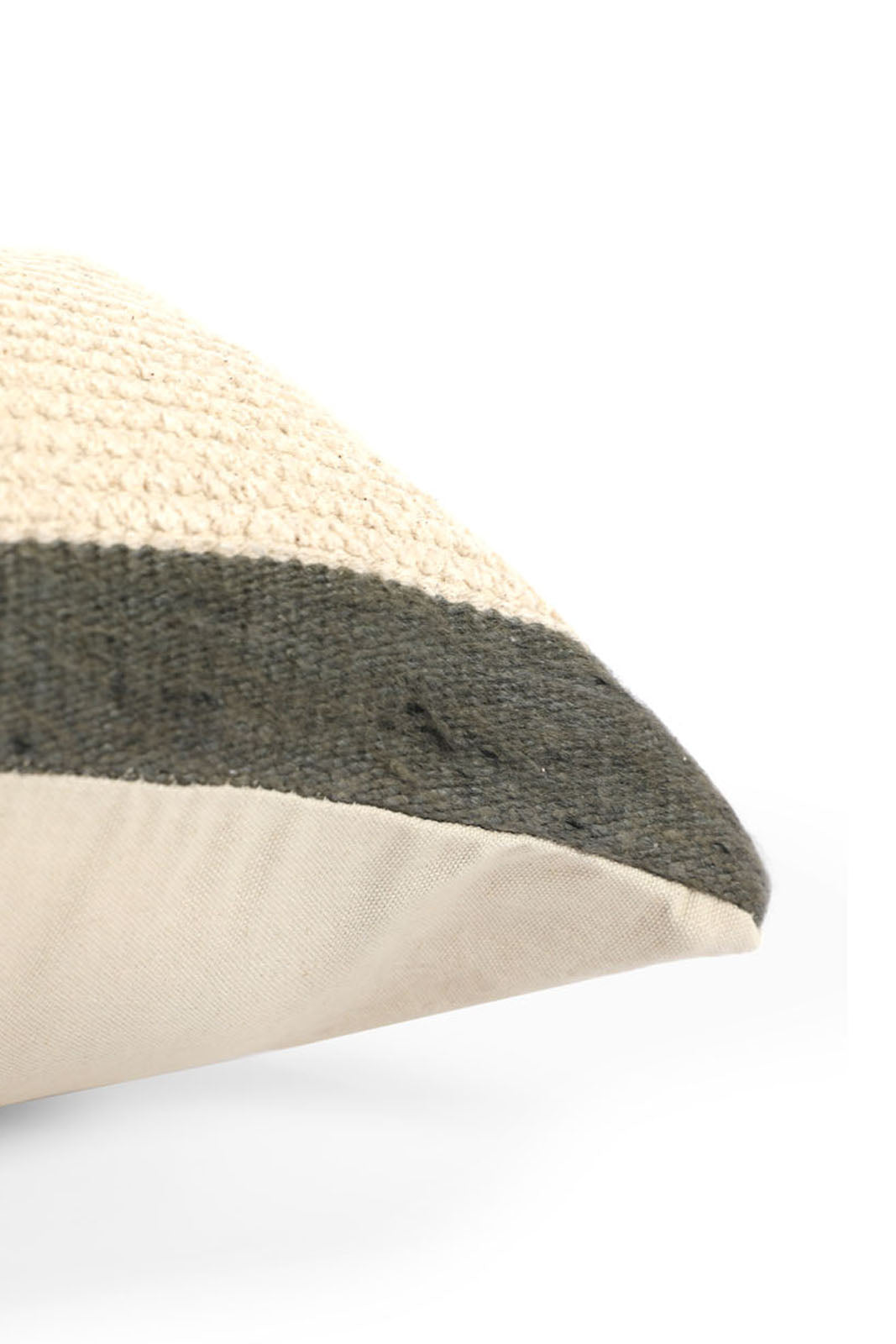 Redtag-White/Grey-Handwoven-Sustainable-Floor-Cushion-Category:Cushions,-Colour:Grey,-Deals:New-In,-Dept:Home,-Filter:Home-Bedroom,-HMW-BED-Cushions,-New-In-HMW-BED,-Non-Sale,-Section:Homewares,-W22B-Home-Bedroom-