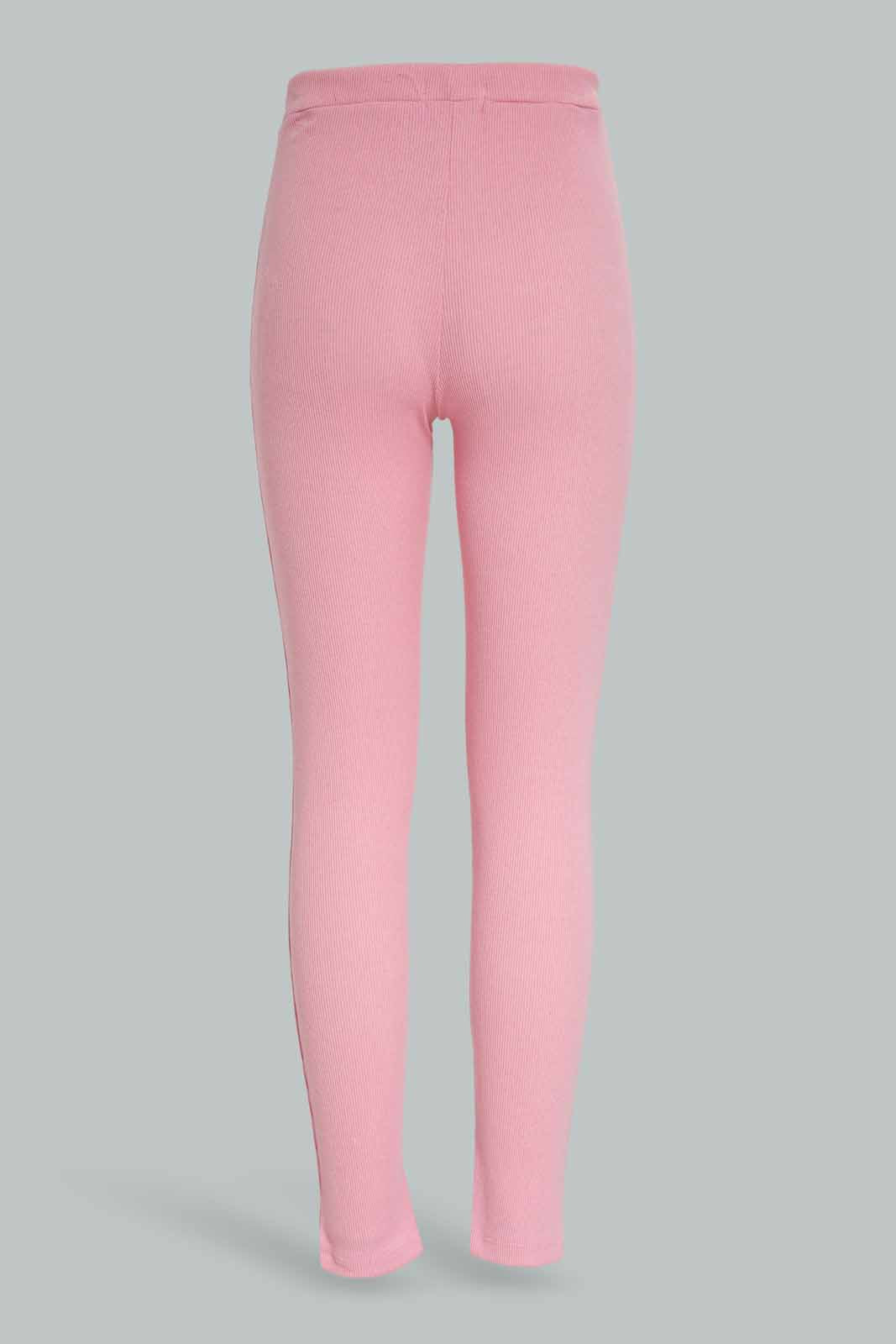 Redtag-Girls-Pale-Pink-Legging-Category:Leggings,-Colour:Apricot,-Deals:New-In,-Dept:Girls,-Filter:Senior-Girls-(8-to-14-Yrs),-GSR-Leggings,-New-In-GSR-APL,-Non-Sale,-Section:Girls-(0-to-14Yrs),-TBL,-W22B-Senior-Girls-9 to 14 Years