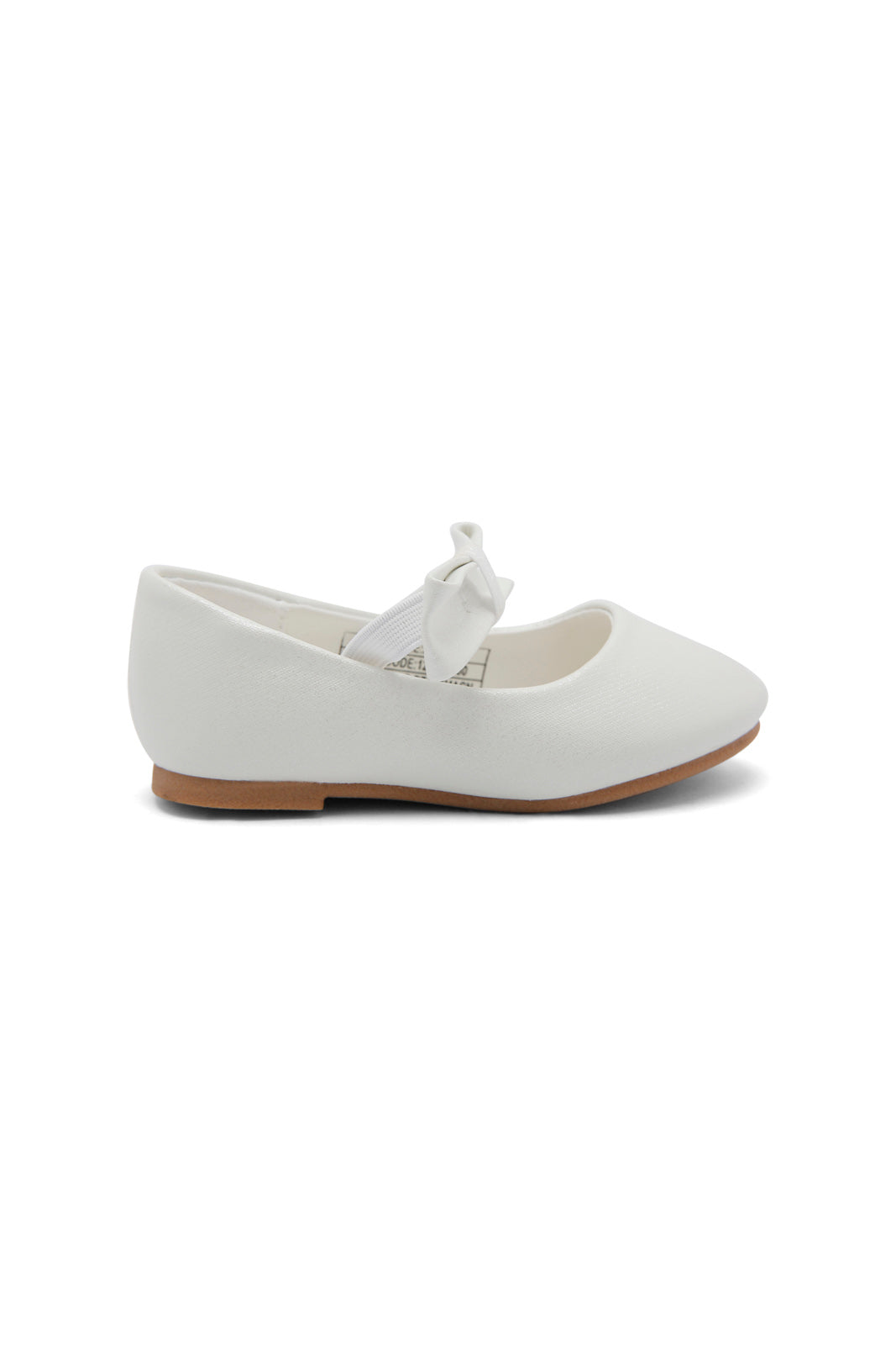 Redtag-Cream-Bow-Ballerina-Category:Shoes,-Colour:Cream,-Deals:New-In,-Dept:Girls,-Filter:Girls-Footwear-(1-to-3-Yrs),-ING-Shoes,-New-In-ING-FOO,-Non-Sale,-Section:Girls-(0-to-14Yrs),-W22B-Infant-Girls-1 to 3 Years