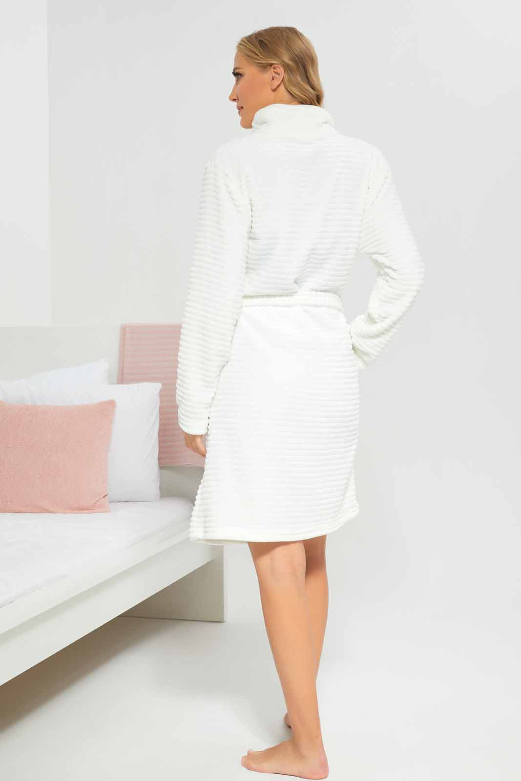 Redtag-Women-Off-White-Fleece-Chemise-Robe-Category:Chemises,-Colour:White,-Deals:New-In,-Dept:Ladieswear,-Filter:Women's-Clothing,-New-In-Women-APL,-Non-Sale,-Section:Women,-W22B,-Women-Chemises--