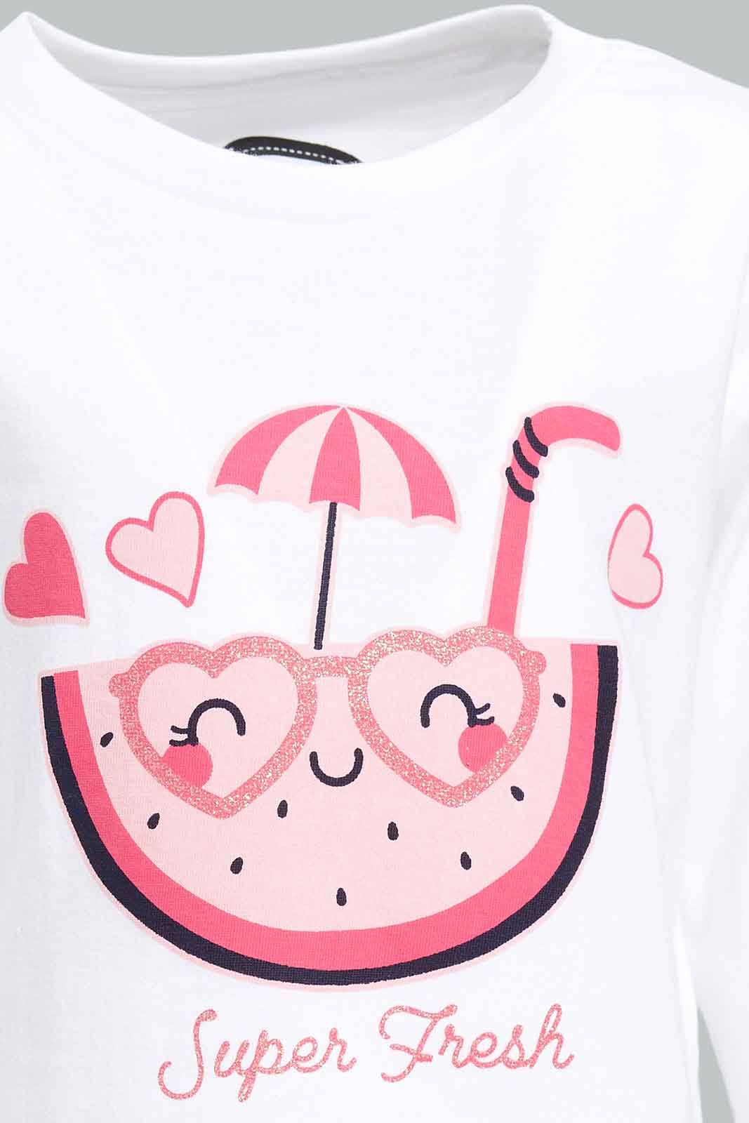 Redtag-Girls-Multi-Colour-2Pack-Pyjama-Set-Category:Pyjama-Sets,-Colour:Assorted,-Deals:New-In,-Filter:Infant-Girls-(3-to-24-Mths),-ING-Pyjama-Sets,-New-In-ING-APL,-Non-Sale,-Section:Girls-(0-to-14Yrs),-W22A-Infant-Girls-3 to 24 Months