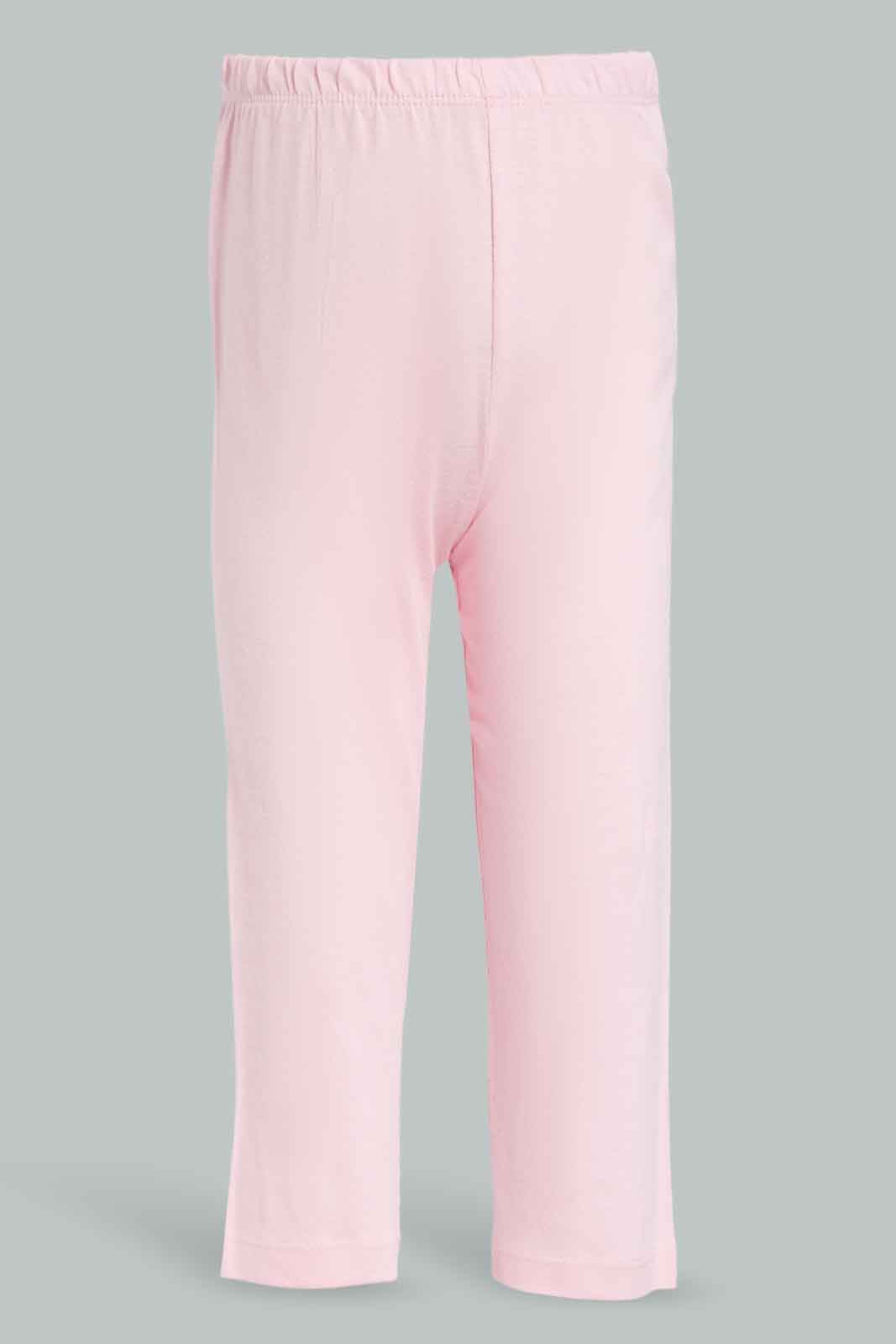 Redtag-Girls-Multi-Colour-2Pack-Pyjama-Set-Category:Pyjama-Sets,-Colour:Assorted,-Deals:New-In,-Filter:Infant-Girls-(3-to-24-Mths),-ING-Pyjama-Sets,-New-In-ING-APL,-Non-Sale,-Section:Girls-(0-to-14Yrs),-W22A-Infant-Girls-3 to 24 Months