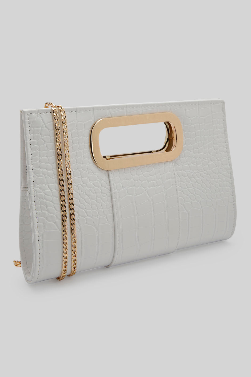 Redtag-White-Texture-Clutch-Bag-Category:Bags,-Colour:White,-Filter:Women's-Accessories,-New-In,-New-In-Women-ACC,-Non-Sale,-Section:Women,-W22B,-Women-Bags-Women-