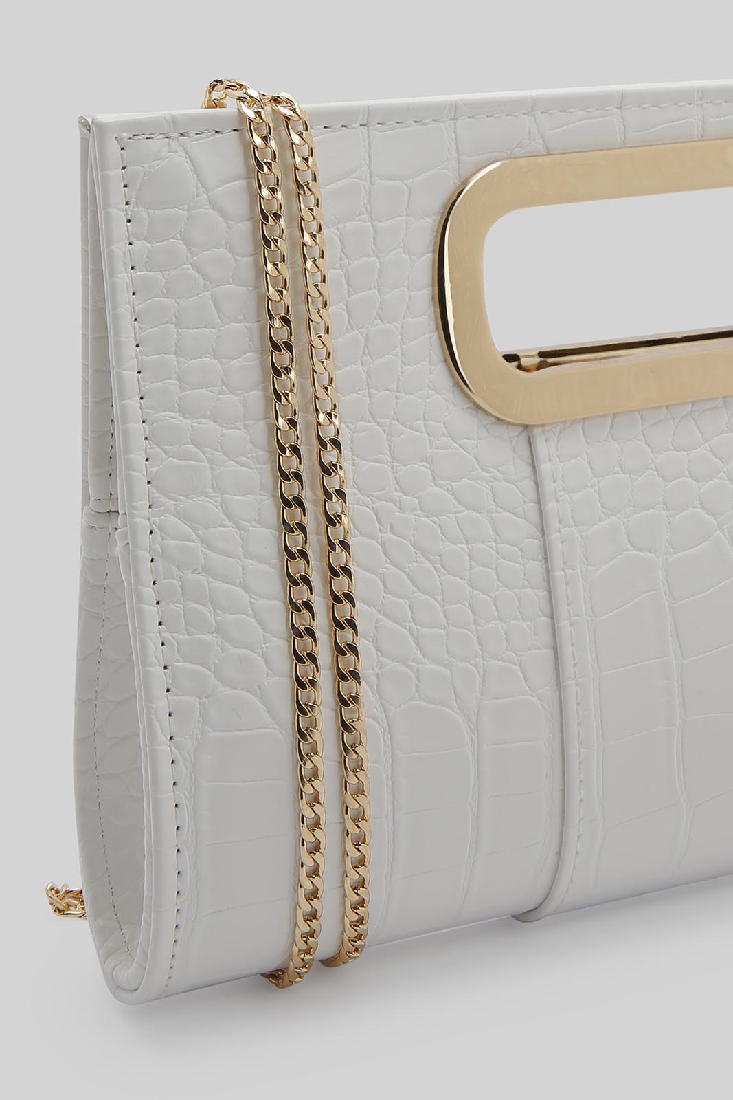 Redtag-White-Texture-Clutch-Bag-Category:Bags,-Colour:White,-Filter:Women's-Accessories,-New-In,-New-In-Women-ACC,-Non-Sale,-Section:Women,-W22B,-Women-Bags-Women-