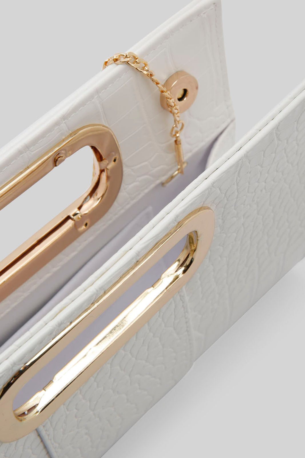 Redtag-White-Texture-Clutch-Bag-Category:Bags,-Colour:White,-Filter:Women's-Accessories,-New-In,-New-In-Women-ACC,-Non-Sale,-Section:Women,-W22B,-Women-Bags-Women-