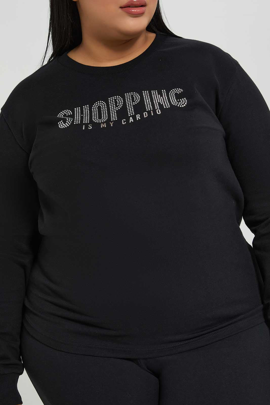 Redtag-Women-Black-Ladies-Plus-Printed-Sweatshirt-Category:Sweatshirts,-Colour:Black,-Deals:New-In,-Filter:Plus-Size,-LDP-Sweatshirts,-New-In-LDP-APL,-Non-Sale,-Section:Women,-TBL,-W22B-Women's-