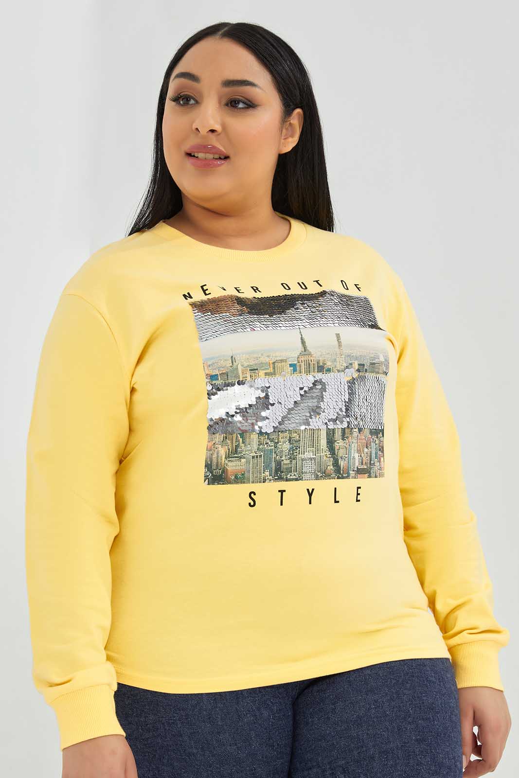 Redtag-Women-Lilac-Ladies-Plus-Printed-Sweatshirt-Category:Sweatshirts,-Colour:Lilac,-Deals:New-In,-Filter:Plus-Size,-LDP-Sweatshirts,-New-In-LDP-APL,-Non-Sale,-Section:Women,-TBL,-W22B-Women's-
