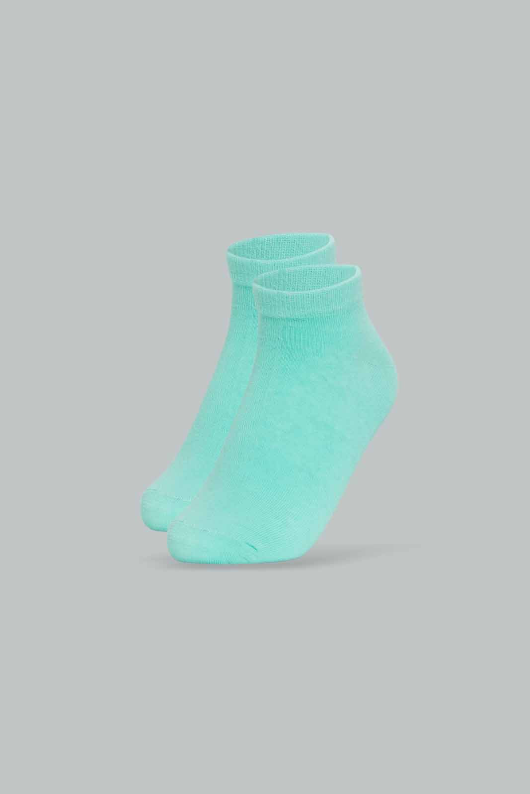 Redtag-Women-White/Turq/Pink-Plain-Ankle-Socks-(3-Pack)-365,-Category:Socks,-Colour:Assorted,-Deals:New-In,-Dept:Ladieswear,-Filter:Women's-Clothing,-New-In-Women-APL,-Non-Sale,-Section:Women,-Women-Socks--