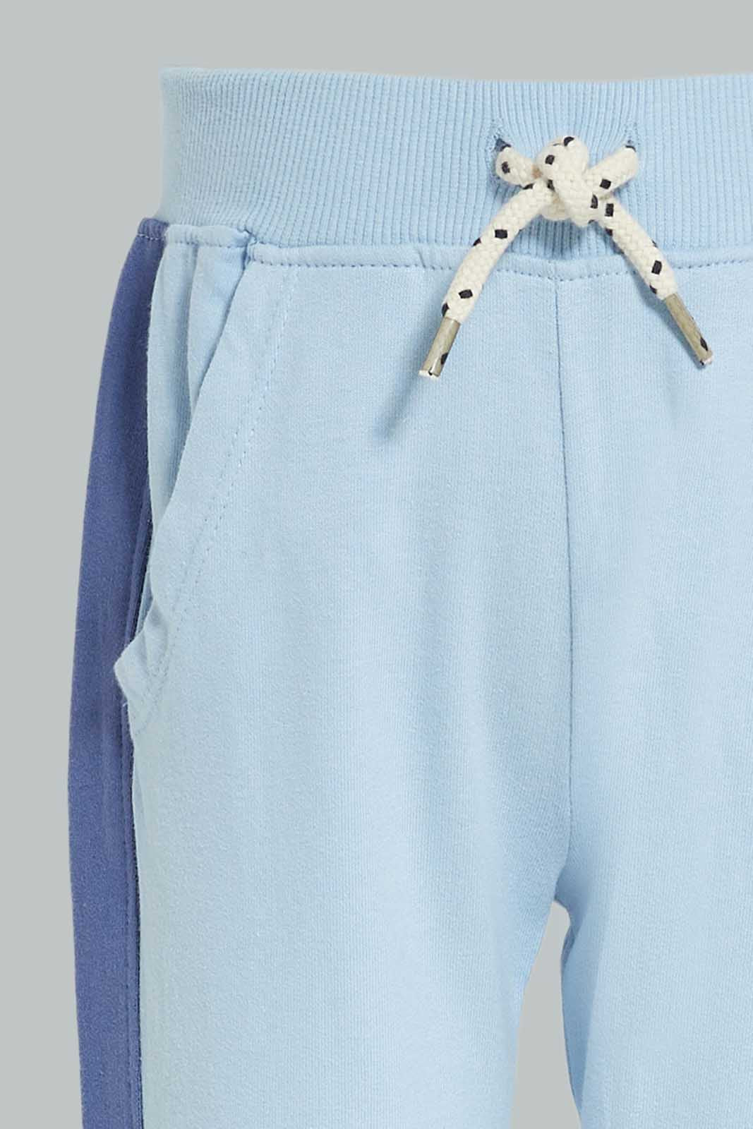 Redtag-Boys-Blue-Fashion-Jogger-Category:Joggers,-Colour:Blue,-Deals:New-In,-Dept:Boys,-Filter:Infant-Boys-(3-to-24-Mths),-INB-Joggers,-New-In-INB-APL,-Non-Sale,-Section:Boys-(0-to-14Yrs),-W22B-Infant-Boys-3 to 24 Months