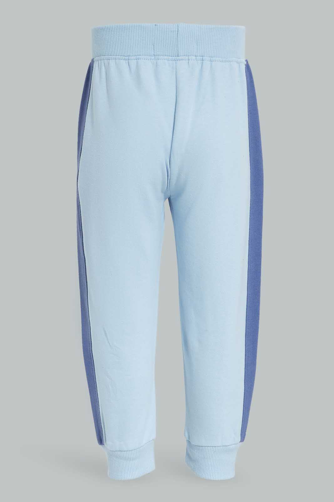 Redtag-Boys-Blue-Fashion-Jogger-Category:Joggers,-Colour:Blue,-Deals:New-In,-Dept:Boys,-Filter:Infant-Boys-(3-to-24-Mths),-INB-Joggers,-New-In-INB-APL,-Non-Sale,-Section:Boys-(0-to-14Yrs),-W22B-Infant-Boys-3 to 24 Months