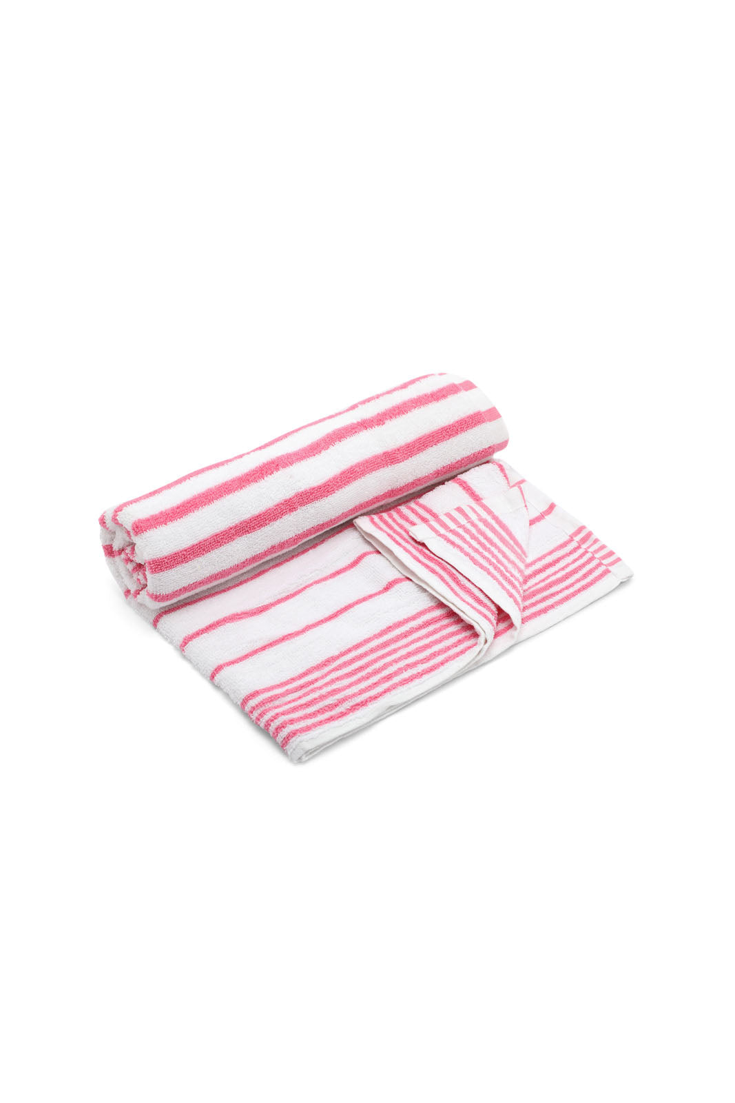 Redtag-Pale-Pink-Stripe-Bath-Towel-Category:Towels,-Colour:Pink,-Deals:New-In,-Dept:Home,-Filter:Home-Bathroom,-HMW-BAC-Towels,-New-In-HMW-BAC,-Non-Sale,-S23A,-Section:Homewares-Home-Bathroom-