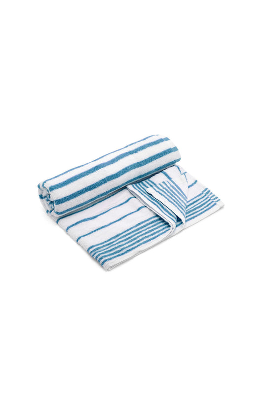 Redtag-Blue-Stripe-Bath-Towel-Category:Towels,-Colour:Blue,-Deals:New-In,-Dept:Home,-Filter:Home-Bathroom,-HMW-BAC-Towels,-New-In-HMW-BAC,-Non-Sale,-S23A,-Section:Homewares-Home-Bathroom-