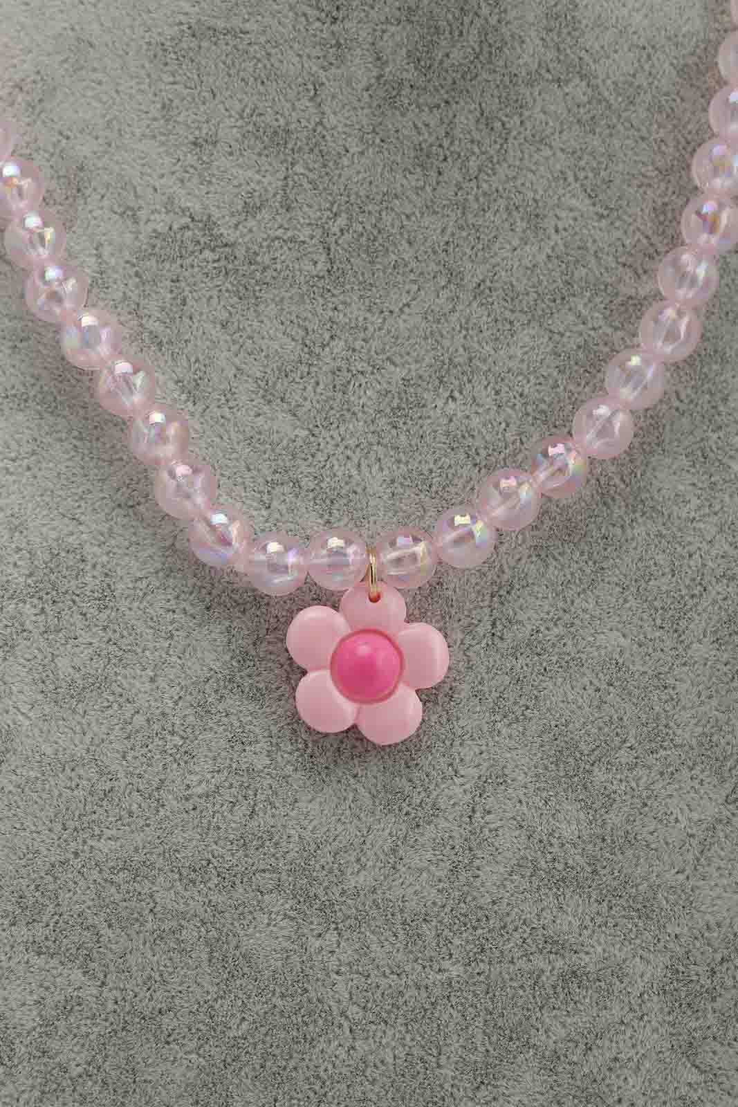 Redtag-Assorted-S/2-Necklace+S/2-Bracelet-Category:Jewellery,-Colour:Assorted,-Filter:Girls-Accessories,-GIR-Jewellery,-New-In,-New-In-GIR-ACC,-Non-Sale,-Section:Girls-(0-to-14Yrs),-W22B-Girls-