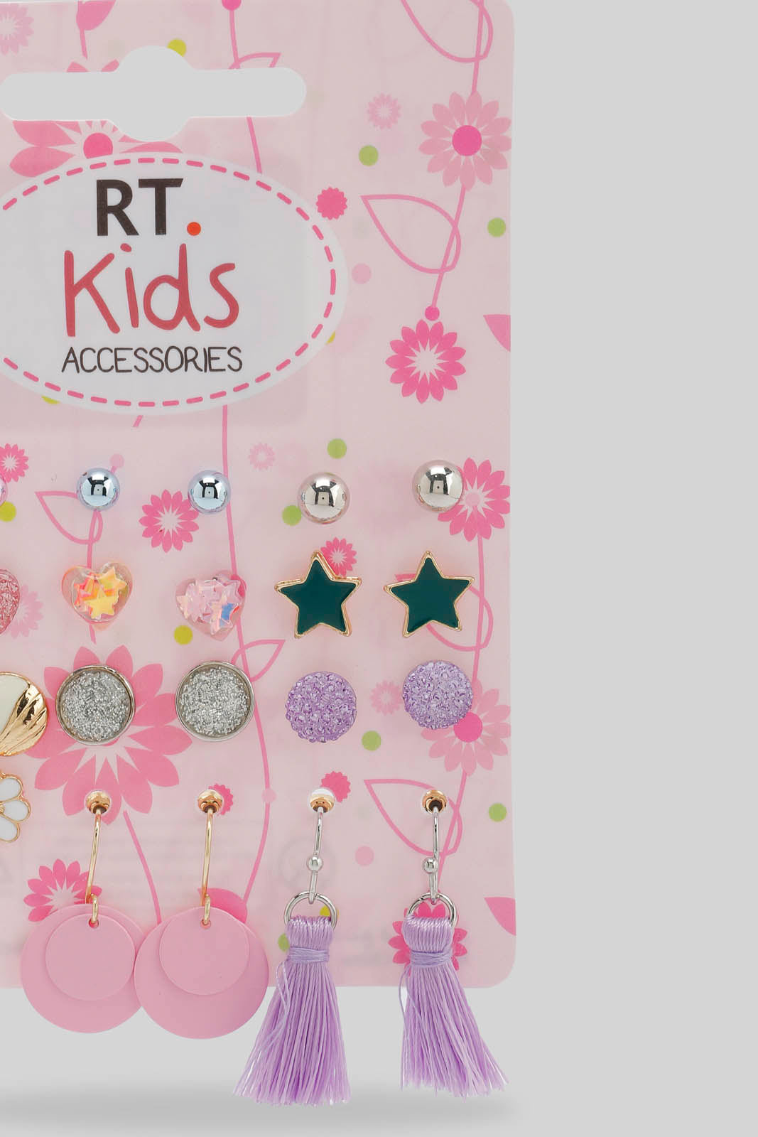 Redtag-Assorted-S/12-Stud-Category:Jewellery,-Colour:Assorted,-Filter:Girls-Accessories,-GIR-Jewellery,-New-In,-New-In-GIR-ACC,-Non-Sale,-Section:Girls-(0-to-14Yrs),-W22B-Girls-