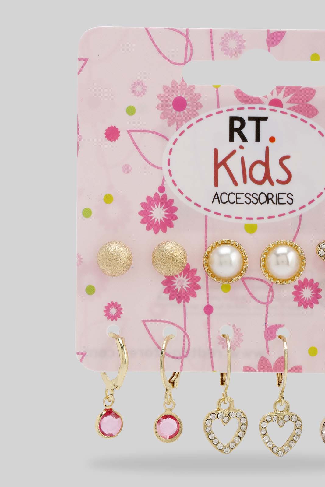 Redtag-Assorted-S/6-Stud-Category:Jewellery,-Colour:Assorted,-Filter:Girls-Accessories,-GIR-Jewellery,-New-In,-New-In-GIR-ACC,-Non-Sale,-Section:Girls-(0-to-14Yrs),-W22B-Girls-