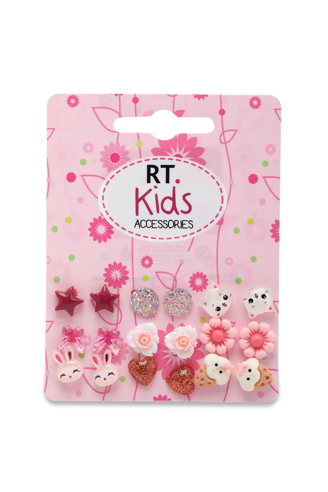 Redtag-Earring-Category:Jewellery,-Colour:Multicolour,-Dept:Girls,-Filter:Girls-Accessories,-GIR-Jewellery,-New-In,-New-In-GIR-ACC,-Non-Sale,-S23A,-Section:Girls-(0-to-14Yrs)-Girls-