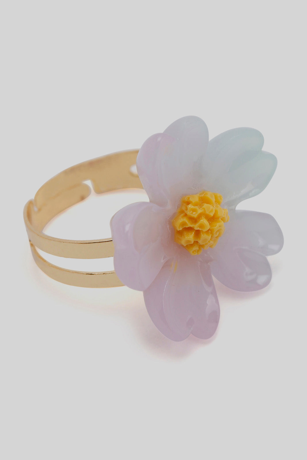 Girls Gold Flower Necklace Set (3 Piece)