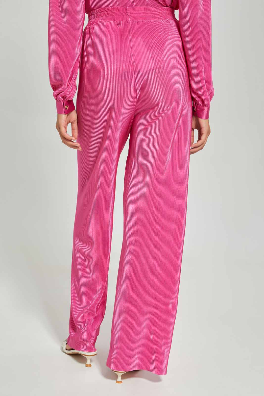 Redtag-Women-Plisse-Trouser-Co-Ord-Category:Trousers,-Colour:Fuchsia,-Deals:New-In,-Dept:Ladieswear,-Filter:Women's-Clothing,-New-In-Women-APL,-Non-Sale,-Section:Women,-W22B,-Women-Trousers-Women's-