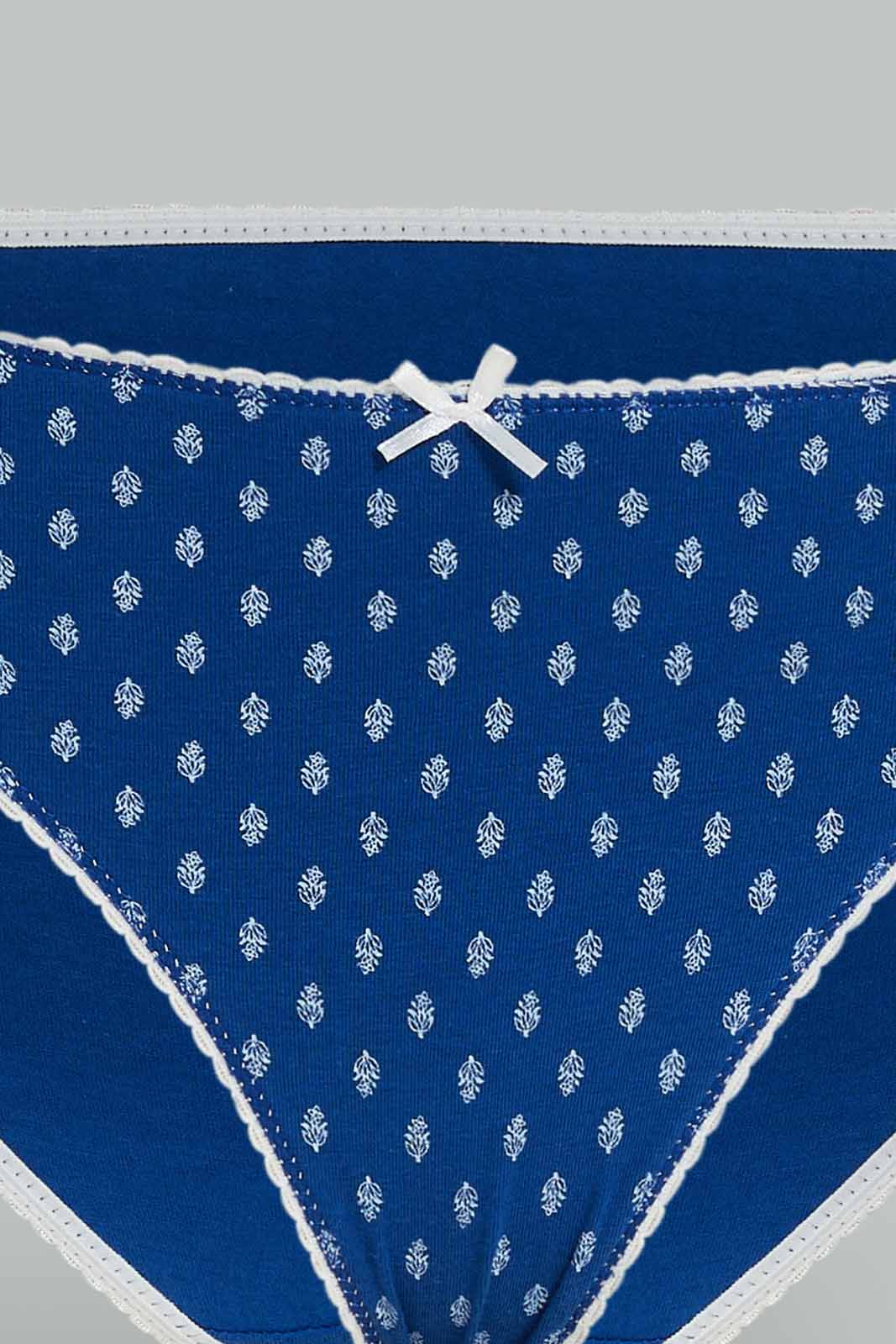 Redtag-Women-Assorted-Print/Plain-Bikini-5-Pack-365,-Category:Briefs,-Colour:Assorted,-Deals:New-In,-Dept:Ladieswear,-Filter:Women's-Clothing,-New-In-Women-APL,-Non-Sale,-Section:Women,-Women-Briefs--