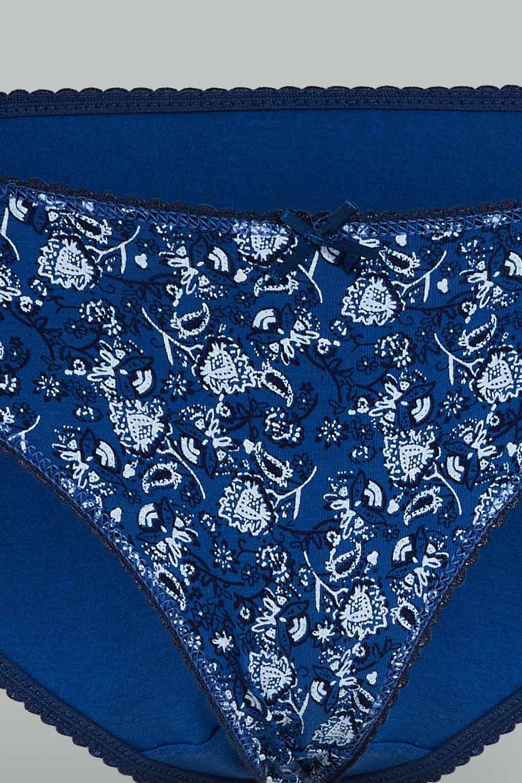 Redtag-Women-Assorted-Print/Plain-Bikini-5-Pack-365,-Category:Briefs,-Colour:Assorted,-Deals:New-In,-Dept:Ladieswear,-Filter:Women's-Clothing,-New-In-Women-APL,-Non-Sale,-Section:Women,-Women-Briefs--