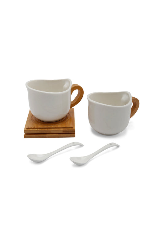 Redtag-White-Tea-Set-With-Coaster-(6-Piece)-Category:Cups-&-Mugs,-Colour:White,-Deals:New-In,-Dept:Home,-Filter:Home-Dining,-HMW-DIN-Crockery,-New-In-HMW-DIN,-Non-Sale,-Section:Homewares,-W22B-Home-Dining-