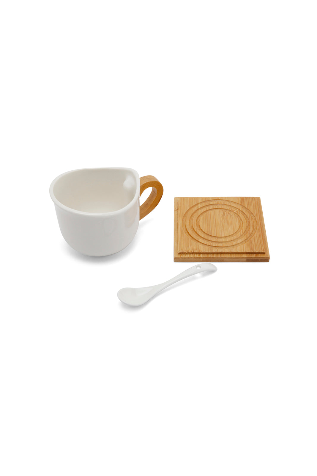 Redtag-White-Tea-Set-With-Coaster-(6-Piece)-Category:Cups-&-Mugs,-Colour:White,-Deals:New-In,-Dept:Home,-Filter:Home-Dining,-HMW-DIN-Crockery,-New-In-HMW-DIN,-Non-Sale,-Section:Homewares,-W22B-Home-Dining-