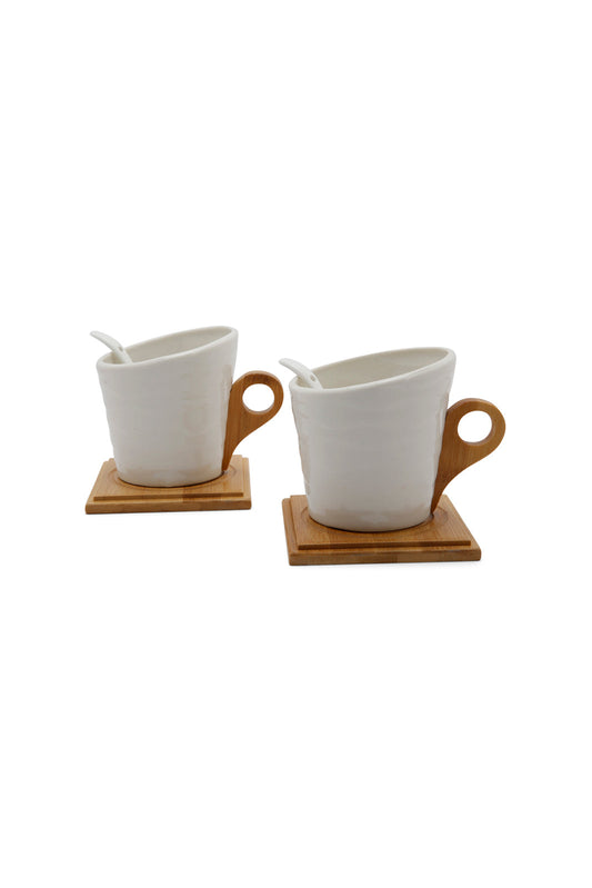 Redtag-White-Tea-Set-With-Coaster-(6-Piece)-Category:Cups-&-Mugs,-Colour:White,-Deals:New-In,-Dept:Home,-Filter:Home-Dining,-HMW-DIN-Crockery,-New-In-HMW-DIN,-Non-Sale,-Section:Homewares,-W22B-Home-Dining-