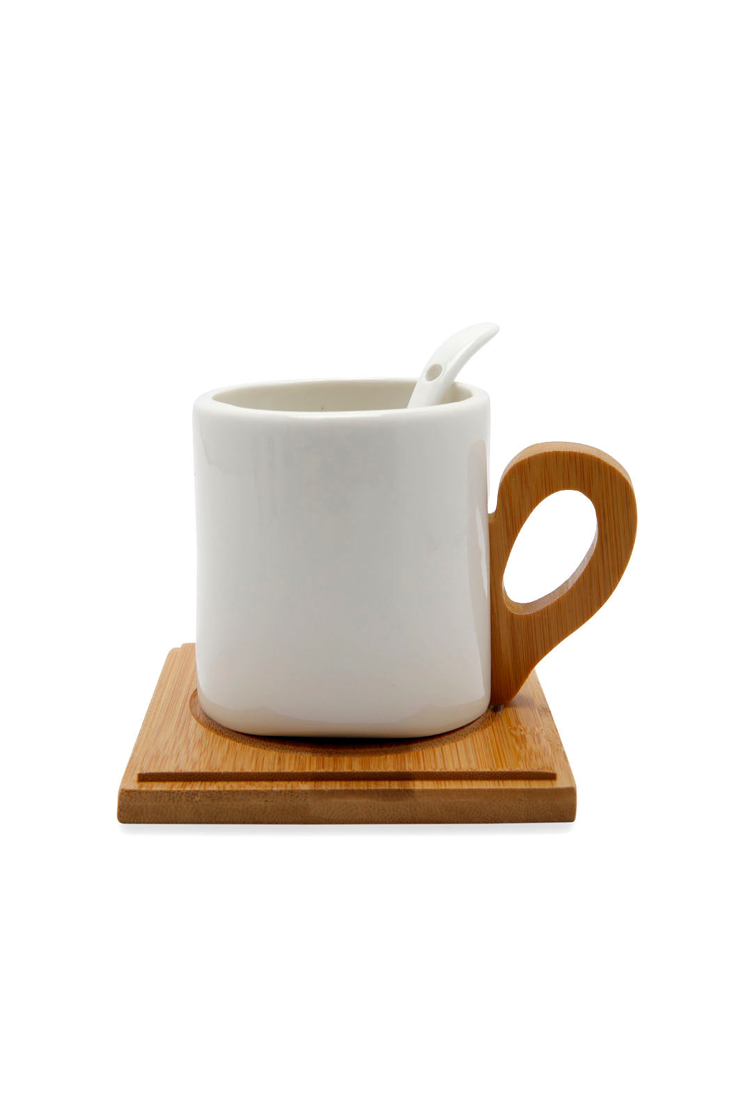 Redtag-White-Tea-Set-With-Coaster-(8-Piece)-Category:Cups-&-Mugs,-Colour:White,-Deals:New-In,-Dept:Home,-Filter:Home-Dining,-HMW-DIN-Crockery,-New-In-HMW-DIN,-Non-Sale,-Section:Homewares,-W22B-Home-Dining-