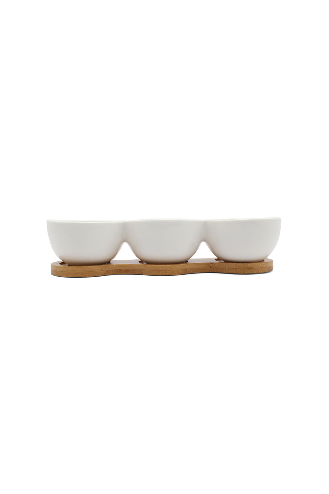 Redtag-White-Round-Bowl-With-Bamboo-Tray-(1-Piece)-Category:Bowls,-Colour:White,-Deals:New-In,-Dept:Home,-Filter:Home-Dining,-HMW-DIN-Serveware,-New-In-HMW-DIN,-Non-Sale,-Section:Homewares,-W22B-Home-Dining-