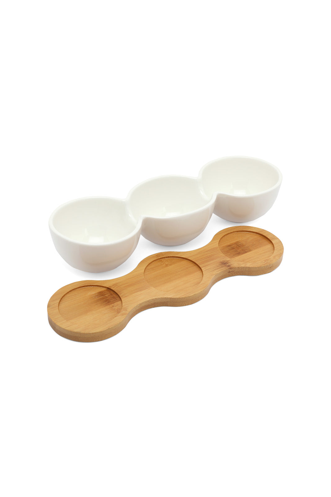 Redtag-White-Round-Bowl-With-Bamboo-Tray-(1-Piece)-Category:Bowls,-Colour:White,-Deals:New-In,-Dept:Home,-Filter:Home-Dining,-HMW-DIN-Serveware,-New-In-HMW-DIN,-Non-Sale,-Section:Homewares,-W22B-Home-Dining-