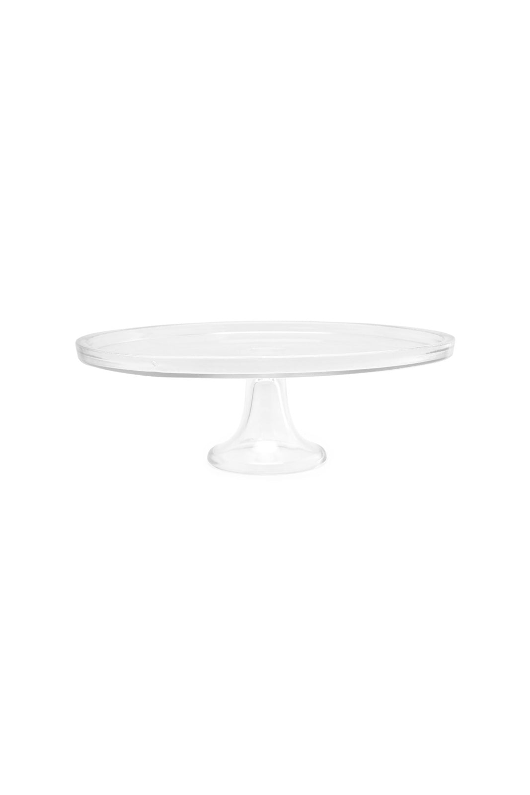 Redtag-Clear-Glass-Cake-Stand-Category:Bakeware,-Colour:White,-Deals:New-In,-Dept:Home,-Filter:Home-Dining,-HMW-DIN-Serveware,-New-In-HMW-DIN,-Non-Sale,-S23A,-Section:Homewares-Home-Dining-