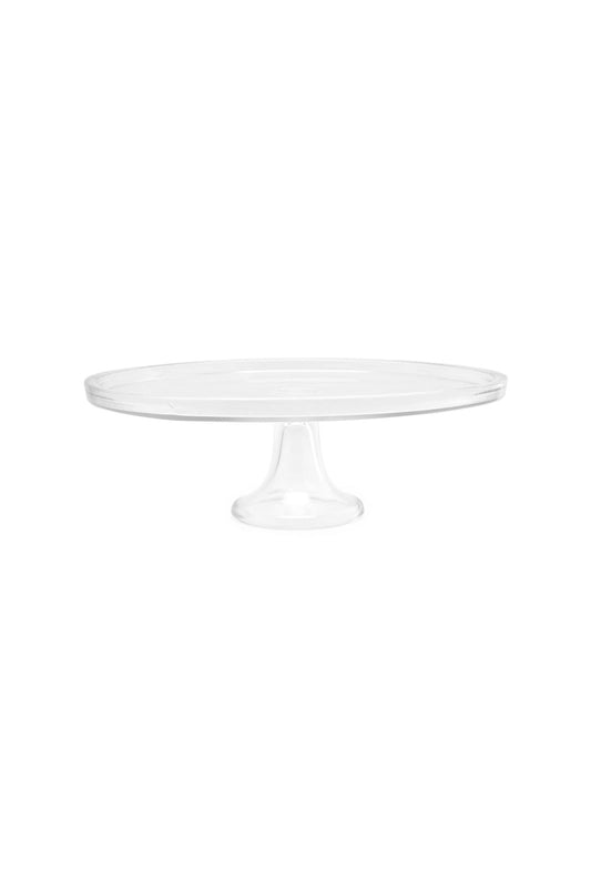 Redtag-Clear-Glass-Cake-Stand-Category:Bakeware,-Colour:White,-Deals:New-In,-Dept:Home,-Filter:Home-Dining,-HMW-DIN-Serveware,-New-In-HMW-DIN,-Non-Sale,-S23A,-Section:Homewares-Home-Dining-