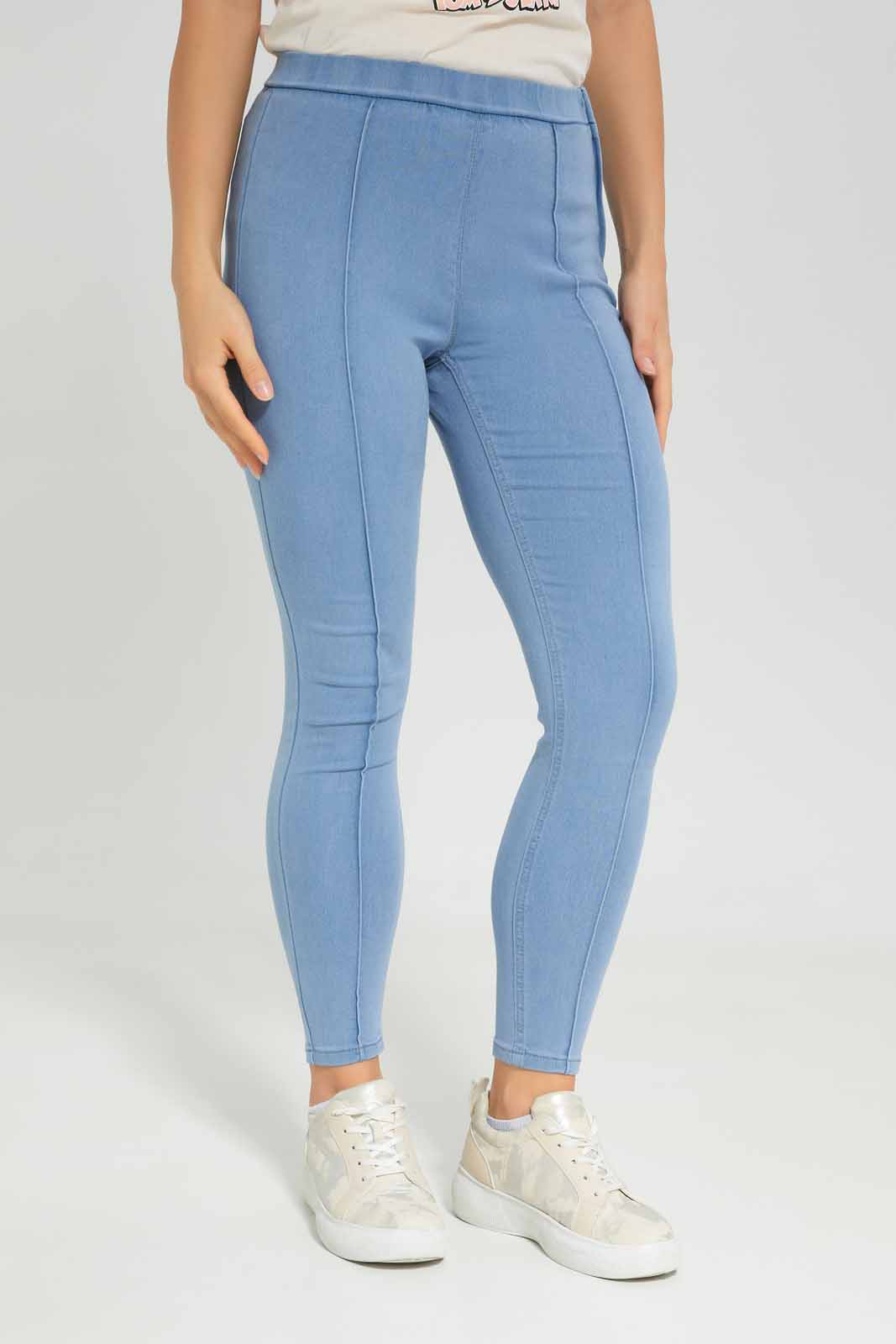 Redtag-Women-Blue-Light-Wash-Jeggings-Category:Jeggings,-Colour:Light-Wash,-Deals:New-In,-Dept:Ladieswear,-Filter:Women's-Clothing,-FIT-WALL-(FTW),-New-In-Women-APL,-Non-Sale,-Section:Women,-W22B,-Women-Jeggings-Women's-