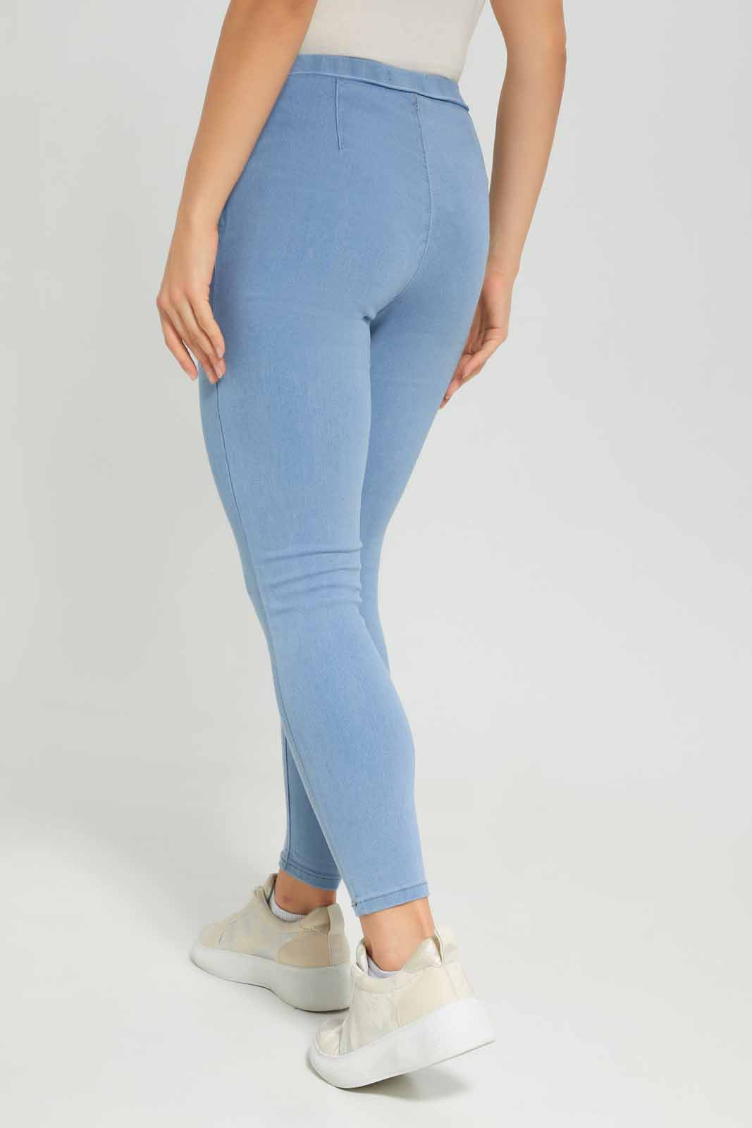 Redtag-Women-Blue-Light-Wash-Jeggings-Category:Jeggings,-Colour:Light-Wash,-Deals:New-In,-Dept:Ladieswear,-Filter:Women's-Clothing,-FIT-WALL-(FTW),-New-In-Women-APL,-Non-Sale,-Section:Women,-W22B,-Women-Jeggings-Women's-