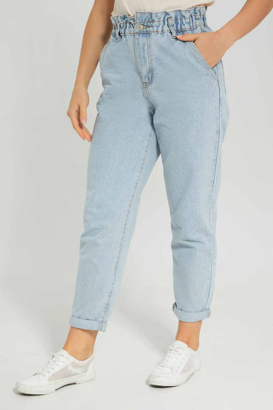 Redtag-Women-Light-Wash-Baggy-Fit-Jeans-Category:Jeans,-Colour:Light-Wash,-Deals:New-In,-Dept:Ladieswear,-Filter:Women's-Clothing,-FIT-WALL-(FTW),-New-In-Women-APL,-Non-Sale,-Section:Women,-W22B,-Women-Jeans-Women's-