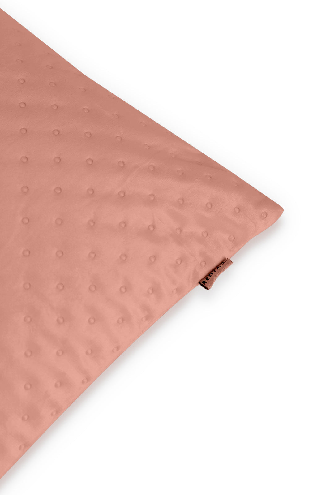 Redtag-Red-Dotted-Velvet-Cushion-Category:Cushions,-Colour:Red,-Deals:New-In,-Dept:Home,-Filter:Home-Bedroom,-HMW-BED-Cushions,-New-In-HMW-BED,-Non-Sale,-S23A,-Section:Homewares-Home-Bedroom-