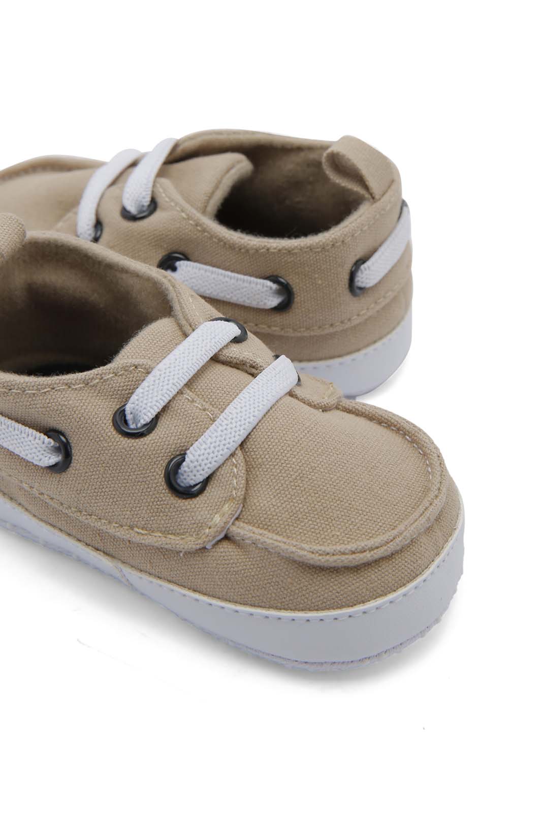 Redtag-Beige-Pram-Shoe-Category:Shoes,-Colour:Beige,-Deals:New-In,-Dept:New-Born,-Filter:Baby-Footwear-(0-to-18-Mths),-NBF-Shoes,-New-In-NBF-FOO,-Non-Sale,-Section:Boys-(0-to-14Yrs),-W22B-Baby-0 to 18 Months