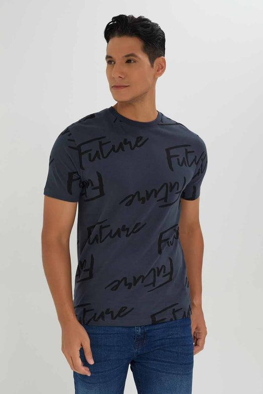 Redtag-Men-Dark-Grey-Aop-T-Shirt-Category:T-Shirts,-Colour:Charcoal,-Deals:New-In,-Dept:Menswear,-Filter:Men's-Clothing,-Men-T-Shirts,-New-In-Men-APL,-Non-Sale,-Section:Men,-W22B-Men's-