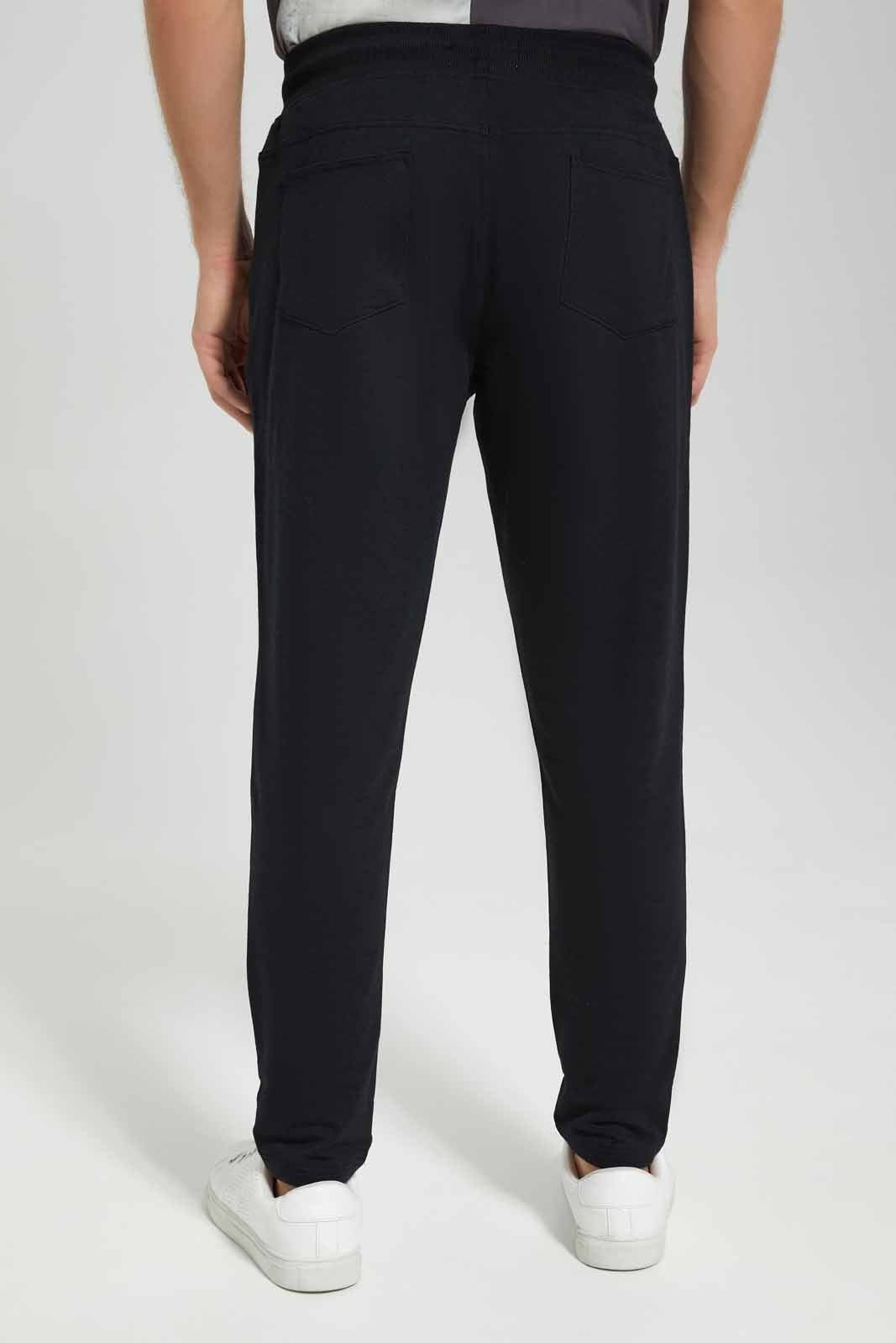 Redtag-Men-Black-5-Pocket-Track-Pant-Category:Joggers,-Colour:Black,-Deals:New-In,-Dept:Menswear,-Filter:Men's-Clothing,-Men-Joggers,-New-In-Men-APL,-Non-Sale,-Section:Men,-W22B-Men's-