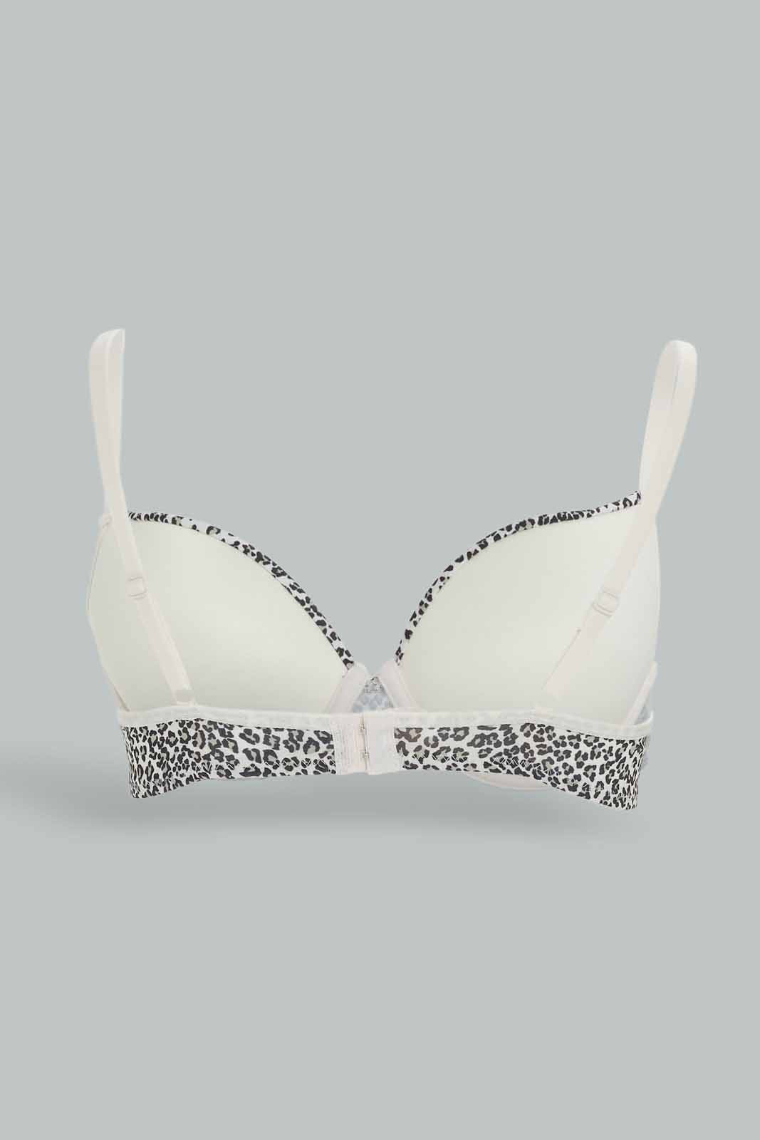 Redtag-Women-Pack-Of-3-Plunge-Bra-(Printed,-Black,-Nude)-Category:Bras,-Colour:Assorted,-Deals:New-In,-Dept:Ladieswear,-Filter:Women's-Clothing,-New-In-Women-APL,-Non-Sale,-Section:Women,-W22B,-Women-Bras--