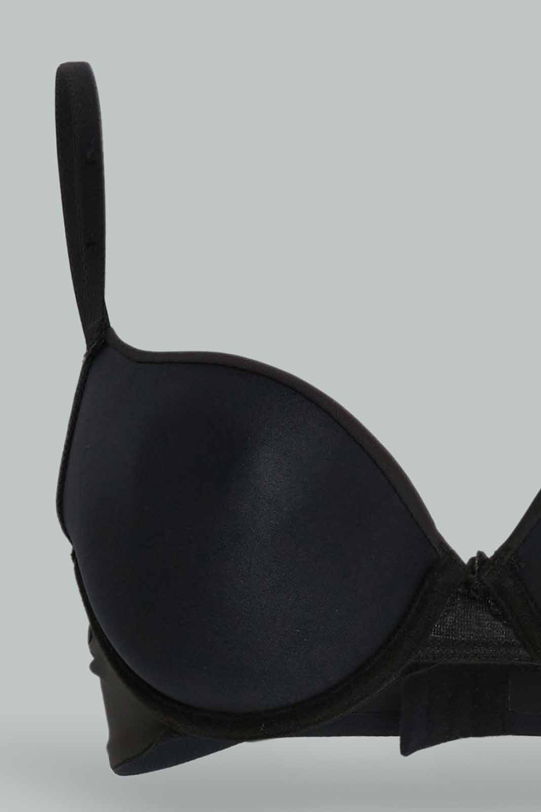 Redtag-Women-Pack-Of-3-Plunge-Bra-(Printed,-Black,-Nude)-Category:Bras,-Colour:Assorted,-Deals:New-In,-Dept:Ladieswear,-Filter:Women's-Clothing,-New-In-Women-APL,-Non-Sale,-Section:Women,-W22B,-Women-Bras--