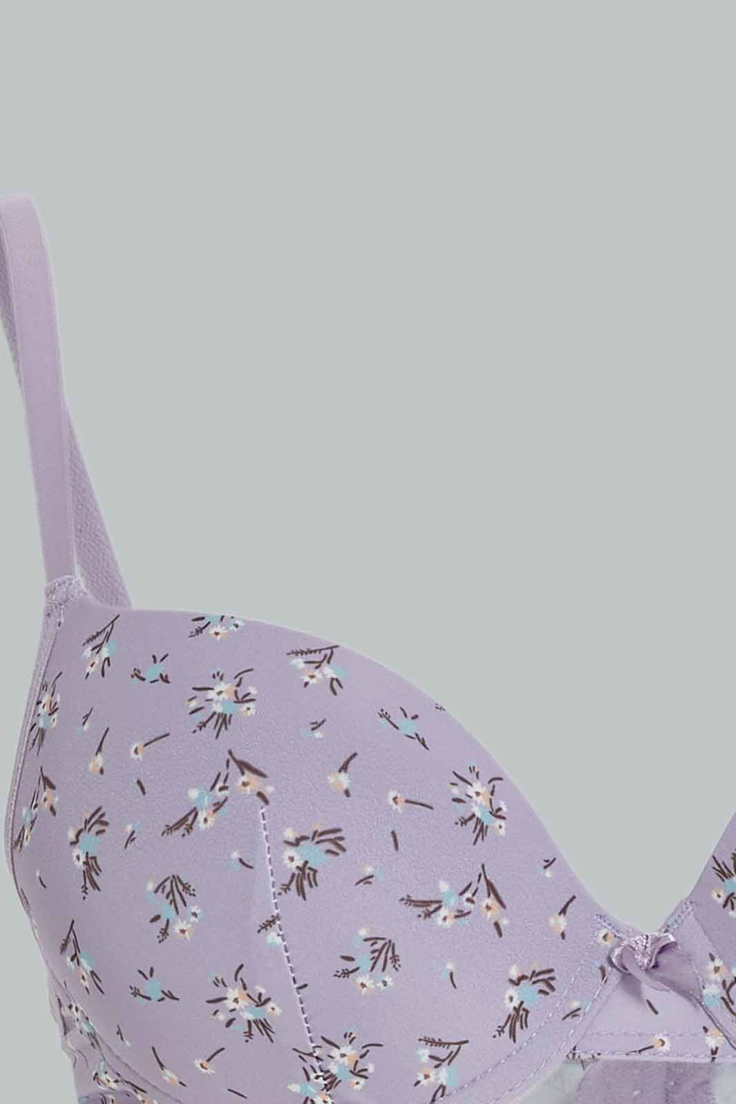 Redtag-Women-Pack-Of-2-Push-Up-Bra-Printed-Solid-Category:Bras,-Colour:Assorted,-Deals:New-In,-Dept:Ladieswear,-Filter:Women's-Clothing,-New-In-Women-APL,-Non-Sale,-Section:Women,-W22B,-Women-Bras--