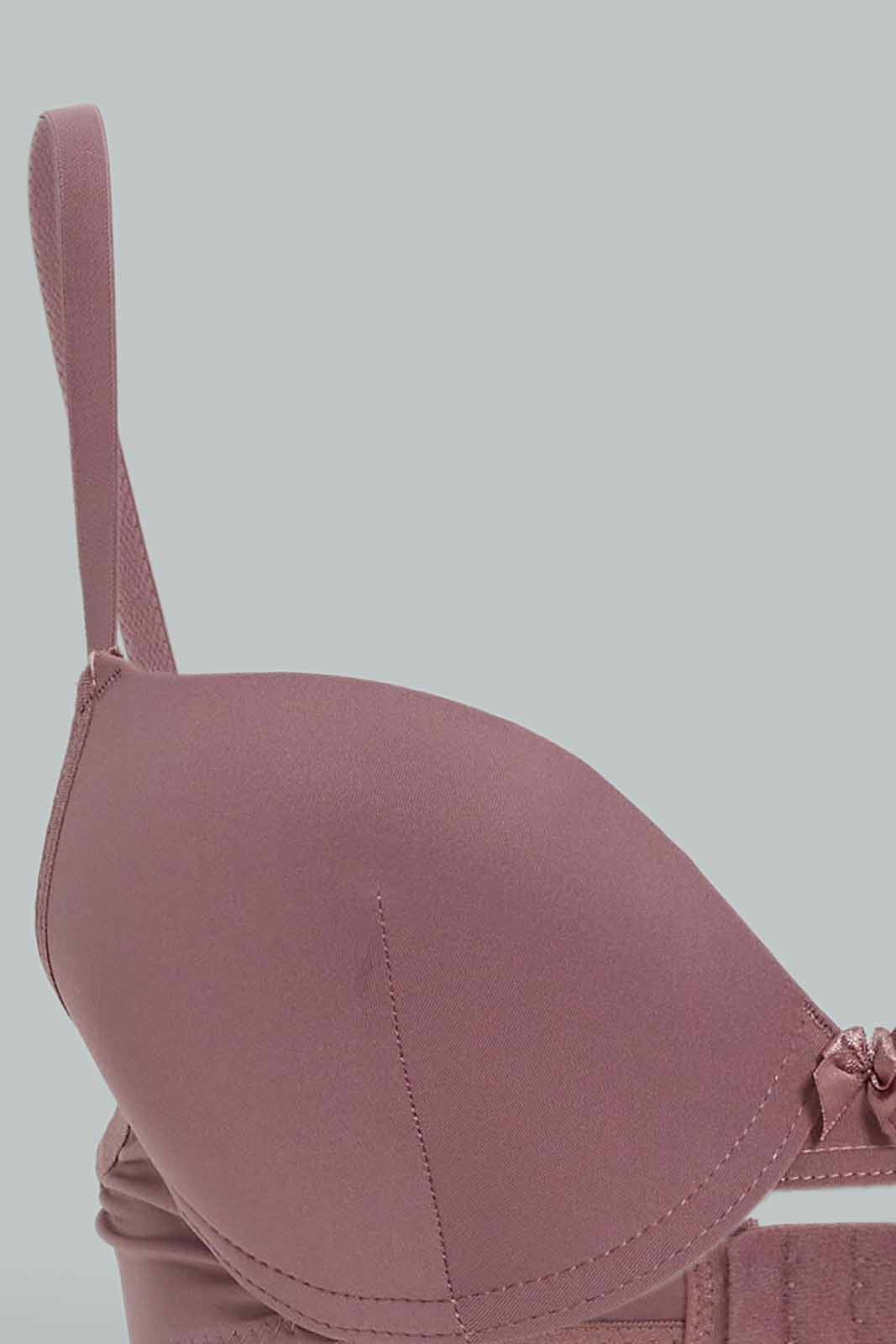 Redtag-Women-Pack-Of-2-Push-Up-Bra-Printed-Solid-Category:Bras,-Colour:Assorted,-Deals:New-In,-Dept:Ladieswear,-Filter:Women's-Clothing,-New-In-Women-APL,-Non-Sale,-Section:Women,-W22B,-Women-Bras--