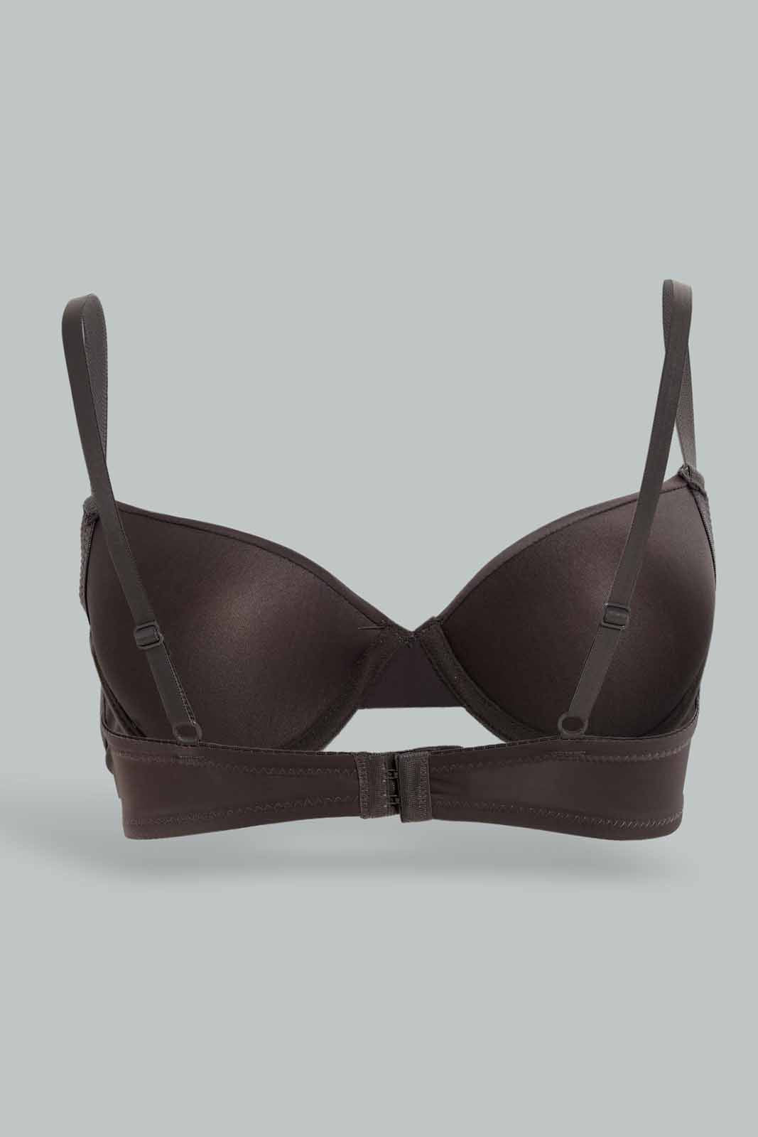Redtag-Women-Grey-Color-Plain-Single-Pack-Plunge-Bra-Category:Bras,-Colour:Grey,-Deals:New-In,-Dept:Ladieswear,-Filter:Women's-Clothing,-New-In-Women-APL,-Non-Sale,-Section:Women,-W22B,-Women-Bras--