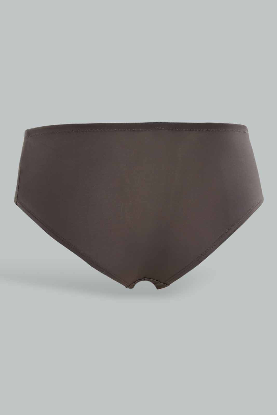 Redtag-Women-Grey-Color-Plain-Single-Pack-Bikini-Plunge-Brief-Category:Briefs,-Colour:Grey,-Deals:New-In,-Dept:Ladieswear,-Filter:Women's-Clothing,-New-In-Women-APL,-Non-Sale,-Section:Women,-W22B,-Women-Briefs--