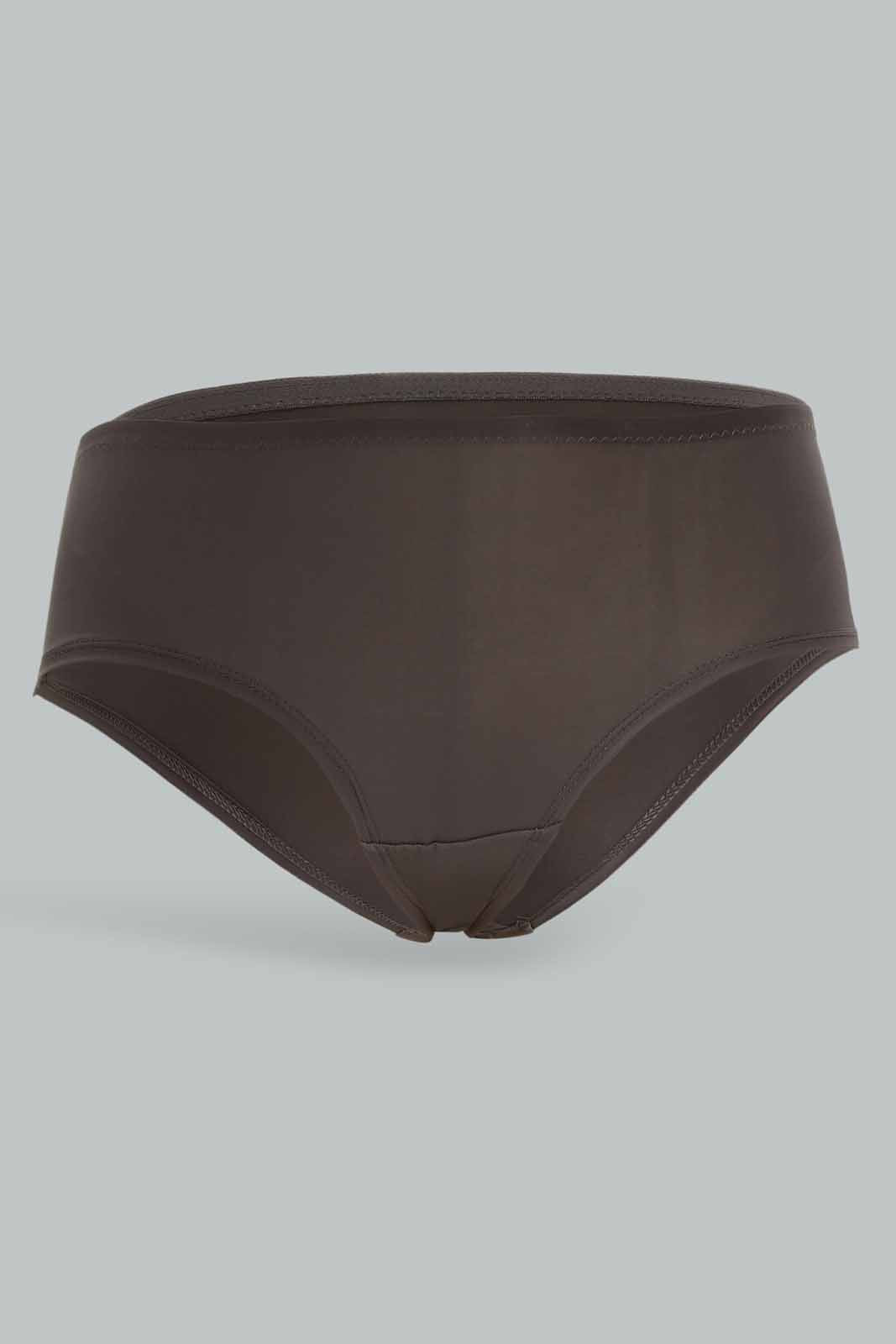 Redtag-Women-Grey-Color-Plain-Single-Pack-Bikini-Plunge-Brief-Category:Briefs,-Colour:Grey,-Deals:New-In,-Dept:Ladieswear,-Filter:Women's-Clothing,-New-In-Women-APL,-Non-Sale,-Section:Women,-W22B,-Women-Briefs--