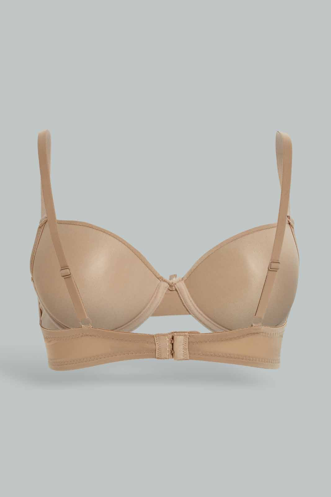 Redtag-Women-Sand-Color-Single-Push-Up-Bra-Category:Bras,-Colour:Sand,-Deals:New-In,-Dept:Ladieswear,-Filter:Women's-Clothing,-New-In-Women-APL,-Non-Sale,-Section:Women,-W22B,-Women-Bras--