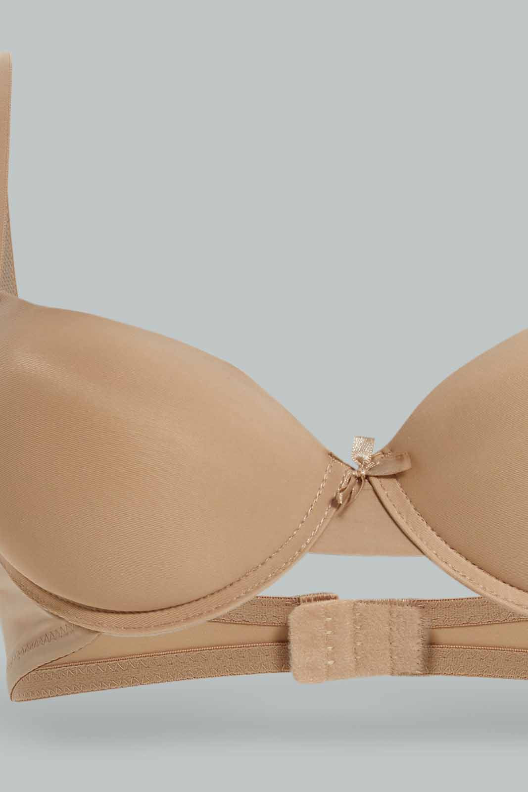 Redtag-Women-Sand-Color-Single-Push-Up-Bra-Category:Bras,-Colour:Sand,-Deals:New-In,-Dept:Ladieswear,-Filter:Women's-Clothing,-New-In-Women-APL,-Non-Sale,-Section:Women,-W22B,-Women-Bras--